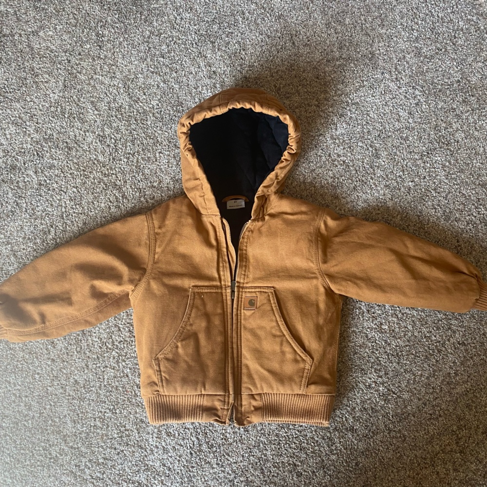 3T Carharrt  hooded winter Coat